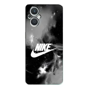 Чехол для Oppo Reno7 Lite (5G) - с принтом Найк (AlphaPrint) (Лого Найк)