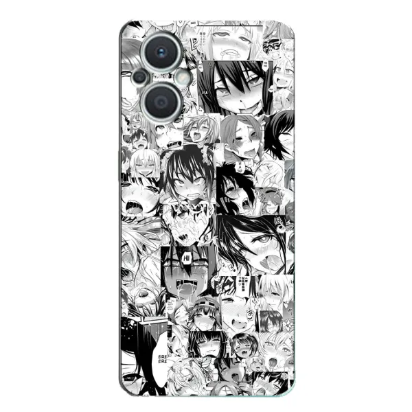 Чехол с принтом «Ahegao manga» для OPPO Reno7 Lite (5G)