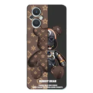 Крутые Чехлы Луи Виттон для Oppo Reno7 Lite (5G) (AlphaPrint) (Медведь Луи Витон)