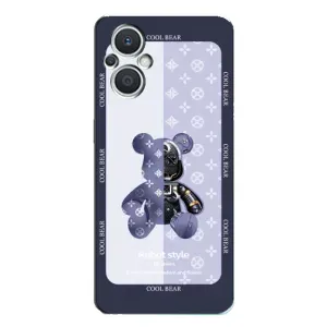 Крутые Чехлы Луи Виттон для Oppo Reno7 Lite (5G) (AlphaPrint) (Медвежонок LV)