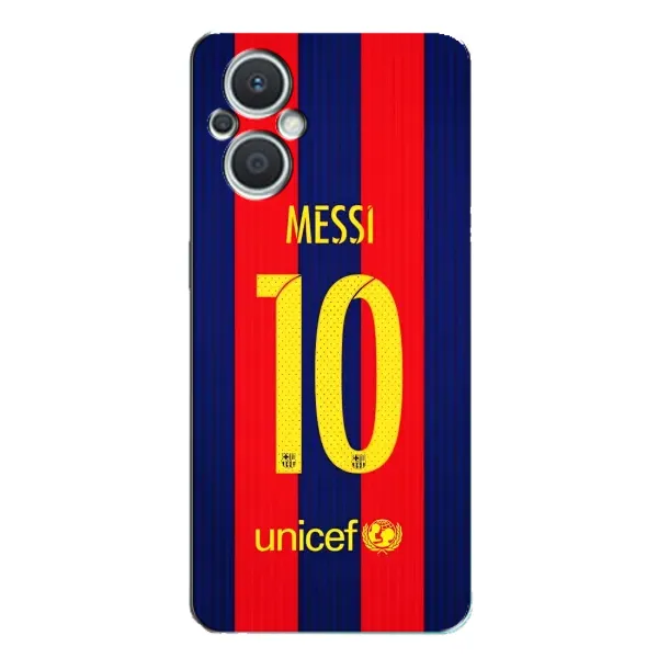 Чехол с принтом «Messi Barca 10» для OPPO Reno7 Lite (5G)