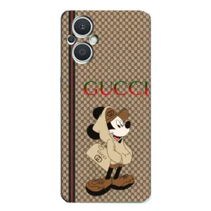 Чехлы ГУЧЧИ для Оппо Рено 7 Лайт (AlphaPrint) (Mickey GUCCI)
