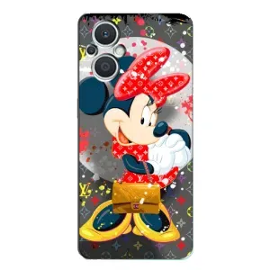 Чехол Disney Mouse Oppo Reno7 Lite (5G) (PREMIUMPrint) (Minni с бантиком)