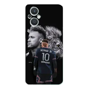 Чехол Неймар для Oppo Reno7 Lite (5G) (AlphaPrint) (Неймар Лев)
