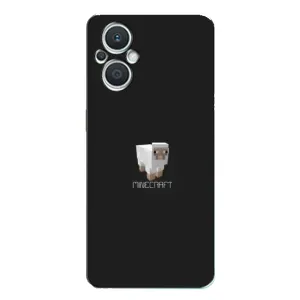 Чохол Майнкрафт на Oppo Reno7 Lite (5G) (AlphaPrint) Minecraft (Овечка Майнкрафт)