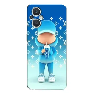 Крутые Чехлы Луи Виттон для Oppo Reno7 Lite (5G) (AlphaPrint) (Парень LV)