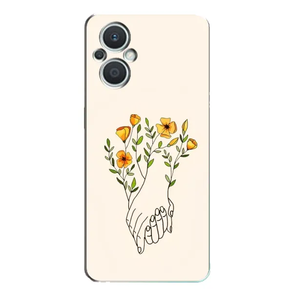 Чехол с принтом «Руки любви» для OPPO Reno7 Lite (5G)