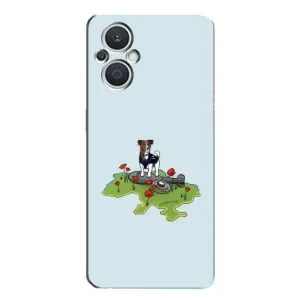 Чехлы с картинкой собаки Патрон для Oppo Reno7 Lite (5G) (AlphaPrint) (Сапер Пес)
