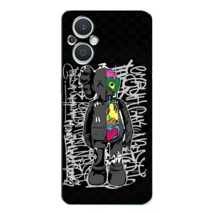 Чехлы для Oppo Reno7 Lite (5G) - Bearbrick Louis Vuitton (PREMIUMPrint) (Стиль Bearbrick)