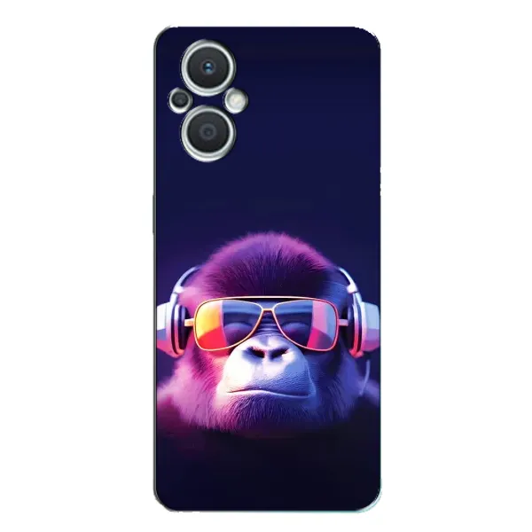 Чехол с принтом «Стильная обезьяна» для OPPO Reno7 Lite (5G)