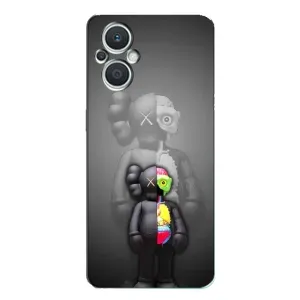 Чехлы для Oppo Reno7 Lite (5G) - Bearbrick Louis Vuitton (PREMIUMPrint) (Тело Bearbrick)