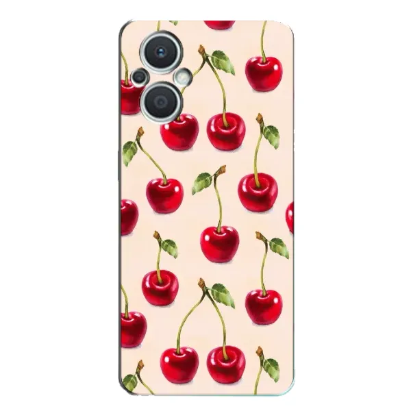 Чохол з принтом «Черешня» для OPPO Reno7 Lite (5G)