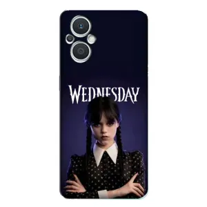 Чехлы Венсдей на Oppo Reno7 Lite (5G) Уэнсдей (AlphaPrint) (Wednesday)