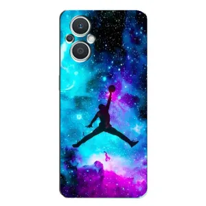 Чехлы для Oppo Reno7 Lite (5G) - с картинкой JORDAN (AlphaPrint) (Яркий Джордан)