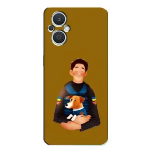 Чехлы с картинкой собаки Патрон для Oppo Reno7 Lite (5G) (AlphaPrint) (ЗСУ Патрон)