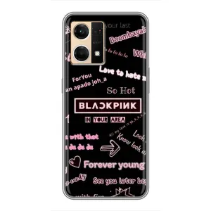 Чехол с музыкальной группой для Oppo Reno7 Pro 5G (BLACKPINK)