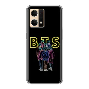 Чехлы BTS для Oppo Reno7 Pro 5G (AlphaPrint) (BTS стайл)