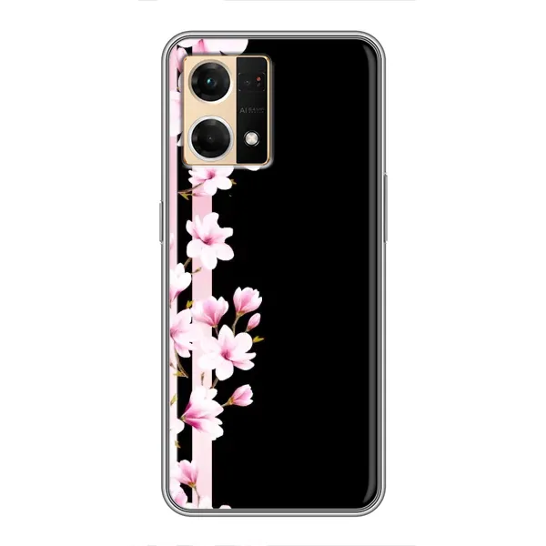 Чохол з принтом «Квіточки» для OPPO Reno7 Pro 5G