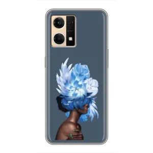 Чехлы (ART) Цветы на Oppo Reno7 Pro 5G (VPrint) (Цветы на голове)
