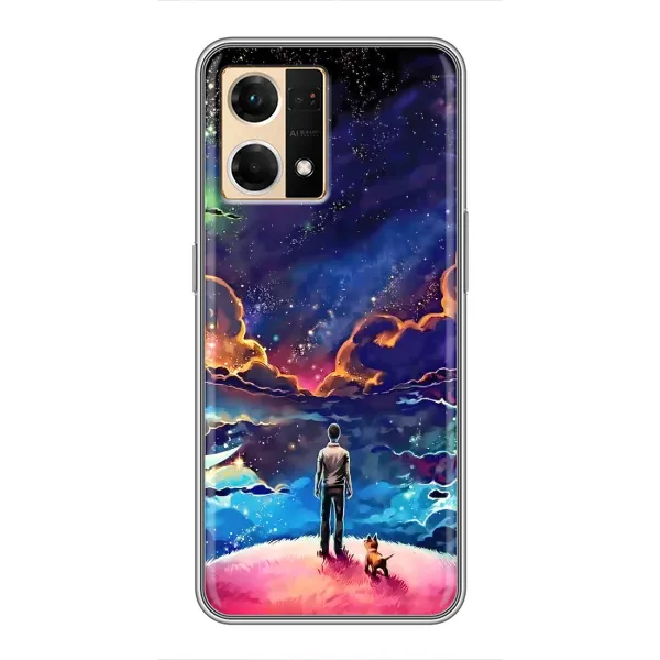 Чехол с принтом «Галактический вид» для OPPO Reno7 Pro 5G
