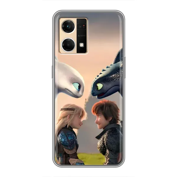 Чехол с принтом «Иккинг и Астрид» для OPPO Reno7 Pro 5G Чехол с принтом «Иккинг и Астрид» для OPPO Reno7 Pro 5G