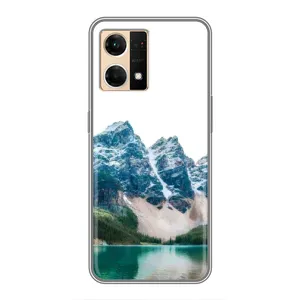 Силиконовый чехол с КАРТИНКАМИ лето для Oppo Reno7 Pro 5G (AlphaPrint) (Гори)