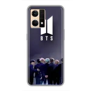 Чехлы BTS для Oppo Reno7 Pro 5G (AlphaPrint) (Группа BTS)