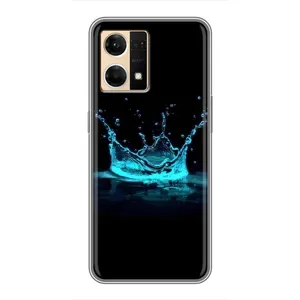 Чехол с Короной Оппо Рено 7 Про - (AlphaPrint) (Капля короны)