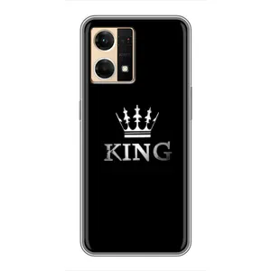 Чехол с Короной Оппо Рено 7 Про - (AlphaPrint) (KING)