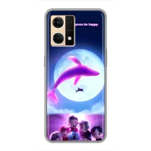 Чехлы BTS для Oppo Reno7 Pro 5G (AlphaPrint) (КИТ BTS)