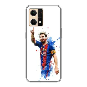 Чехлы Месси для Oppo Reno7 Pro 5G (AlphaPrint) (Лео Месси)