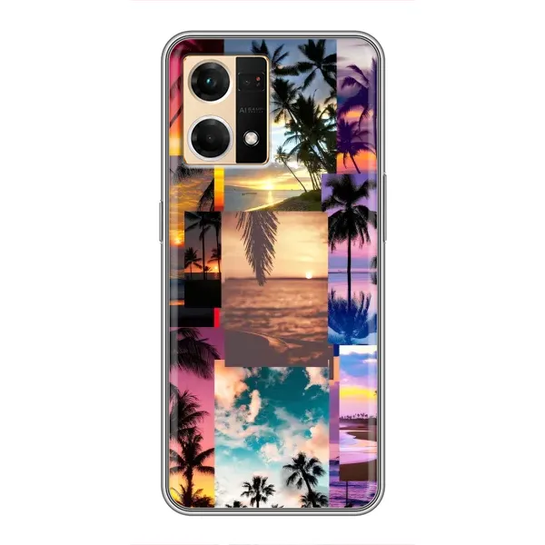 Чехол с принтом «Летний отпуск» для OPPO Reno7 Pro 5G Чехол с принтом «Летний отпуск» для OPPO Reno7 Pro 5G
