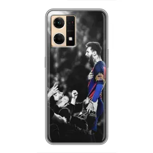 Чехлы Месси для Oppo Reno7 Pro 5G (AlphaPrint) (Lionel Messi)