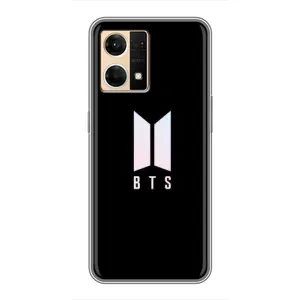 Чехлы BTS для Oppo Reno7 Pro 5G (AlphaPrint) (Лого BTS)