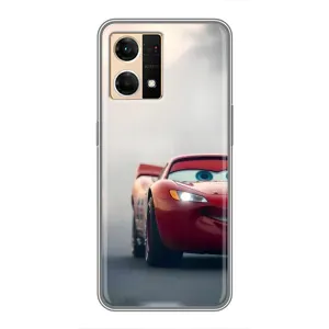 Силиконовый чехол Маквин для Oppo Reno7 Pro 5G (Скоростной Маквин)