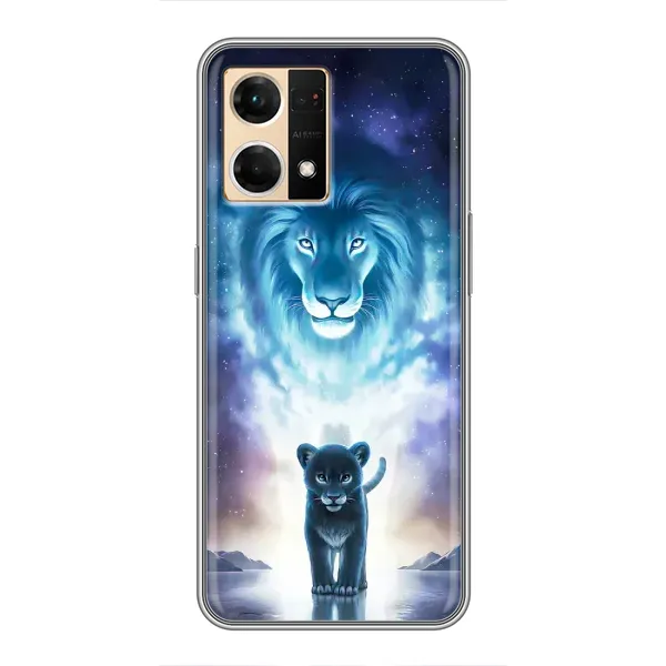 Чехол с принтом «Маленький лев» для OPPO Reno7 Pro 5G