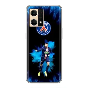 Чехлы Килиан Мбаппе для Oppo Reno7 Pro 5G (Мбаппе в огне)