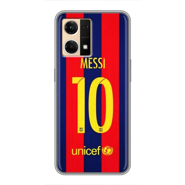 Чехол с принтом «Messi Barca 10» для OPPO Reno7 Pro 5G