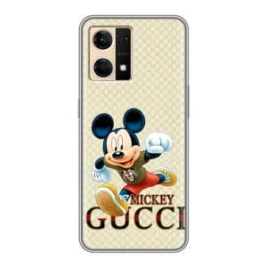 Чехол Disney Mouse Oppo Reno7 Pro 5G (PREMIUMPrint) (Mikki Gucci)