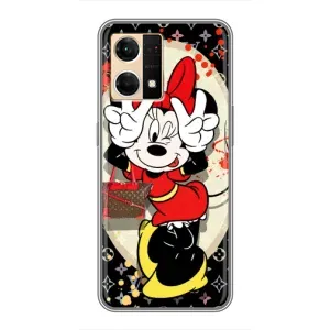 Чехол Disney Mouse Oppo Reno7 Pro 5G (PREMIUMPrint) (Минни peace)