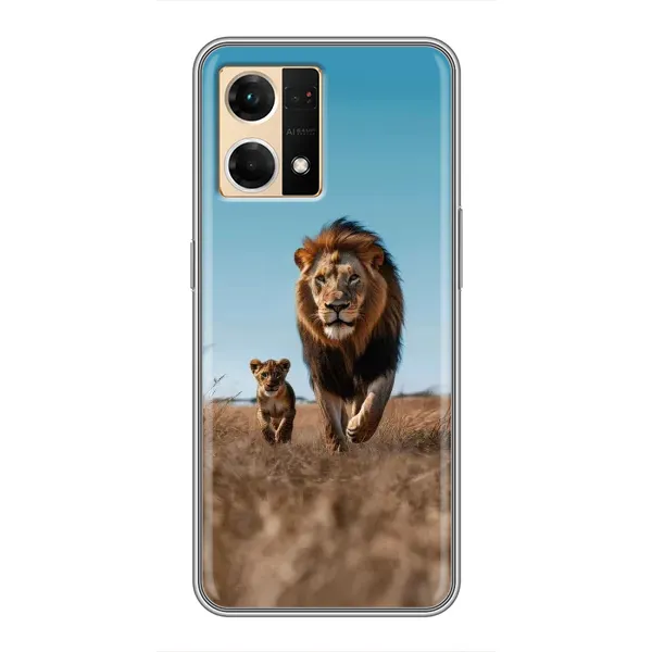 Чехол с принтом «Мусафа и Симба» для OPPO Reno7 Pro 5G Чехол с принтом «Мусафа и Симба» для OPPO Reno7 Pro 5G