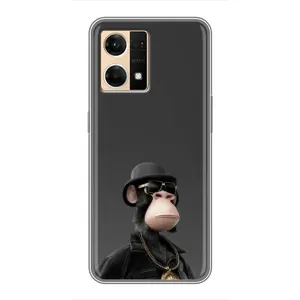 Чехлы с Обезьянами NFT для Oppo Reno7 Pro 5G (AlphaPrint) (Обезьяна NFT)