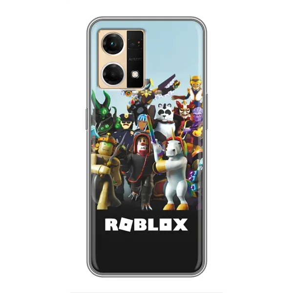 Чехол с принтом «ROBLEX» для OPPO Reno7 Pro 5G