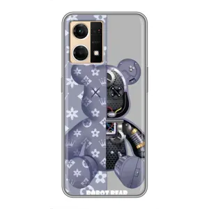 Крутые Чехлы Луи Виттон для Oppo Reno7 Pro 5G (AlphaPrint) (Робот Мишка)