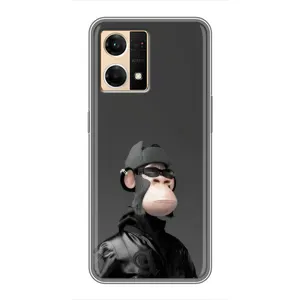 Чехлы с Обезьянами NFT для Oppo Reno7 Pro 5G (AlphaPrint) (стильная обезьяна NFT)