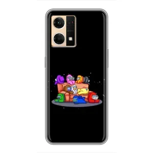 Чехол Амонг Ас для Oppo Reno7 4G (AlphaPrint) (Амонг-ас)