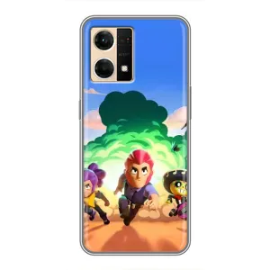 Чехол для Oppo Reno7 4G Бравл Старс (VPrint) (Бравел Старс)