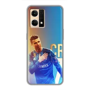 Чехол Криштиану Роналду для Oppo Reno7 4G (AlphaPrint) (CR7 Real)