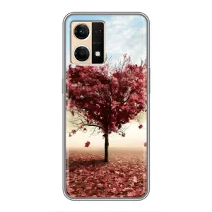 Чехлы для любимой на ОППО Рено7 4G (VPrint) (Дерево сердце)
