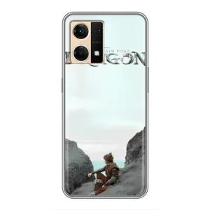 Чохол як приборкати дракона на Oppo Reno7 4G (Дракон лого)